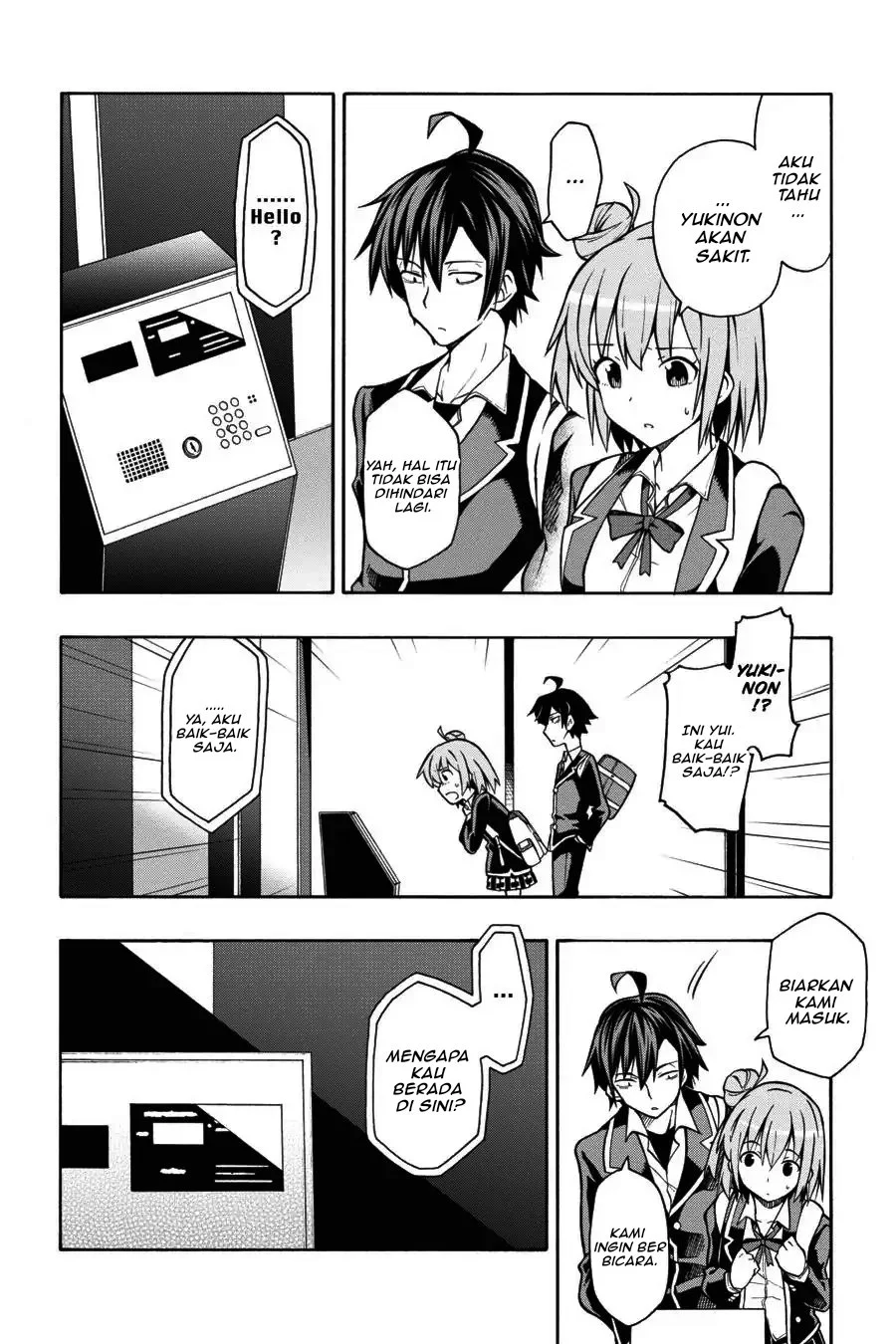 Yahari Ore no Seishun Love Come wa Machigatteiru @comic Chapter 38 Gambar 8
