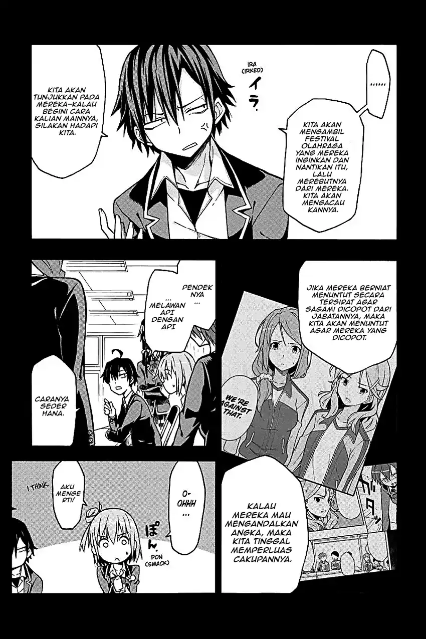 Yahari Ore no Seishun Love Come wa Machigatteiru @comic Chapter 47 Gambar 6