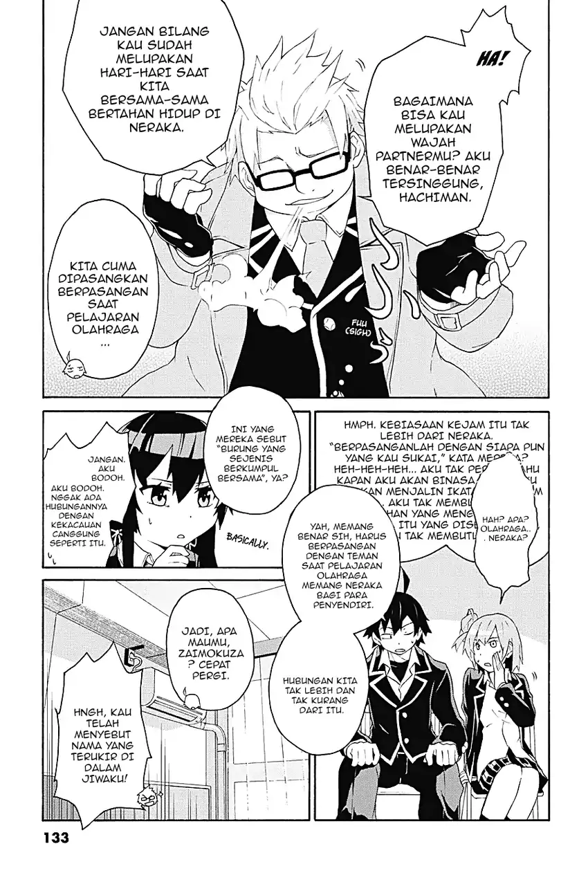 Yahari Ore no Seishun Love Come wa Machigatteiru @comic Chapter 5.1 Gambar 4