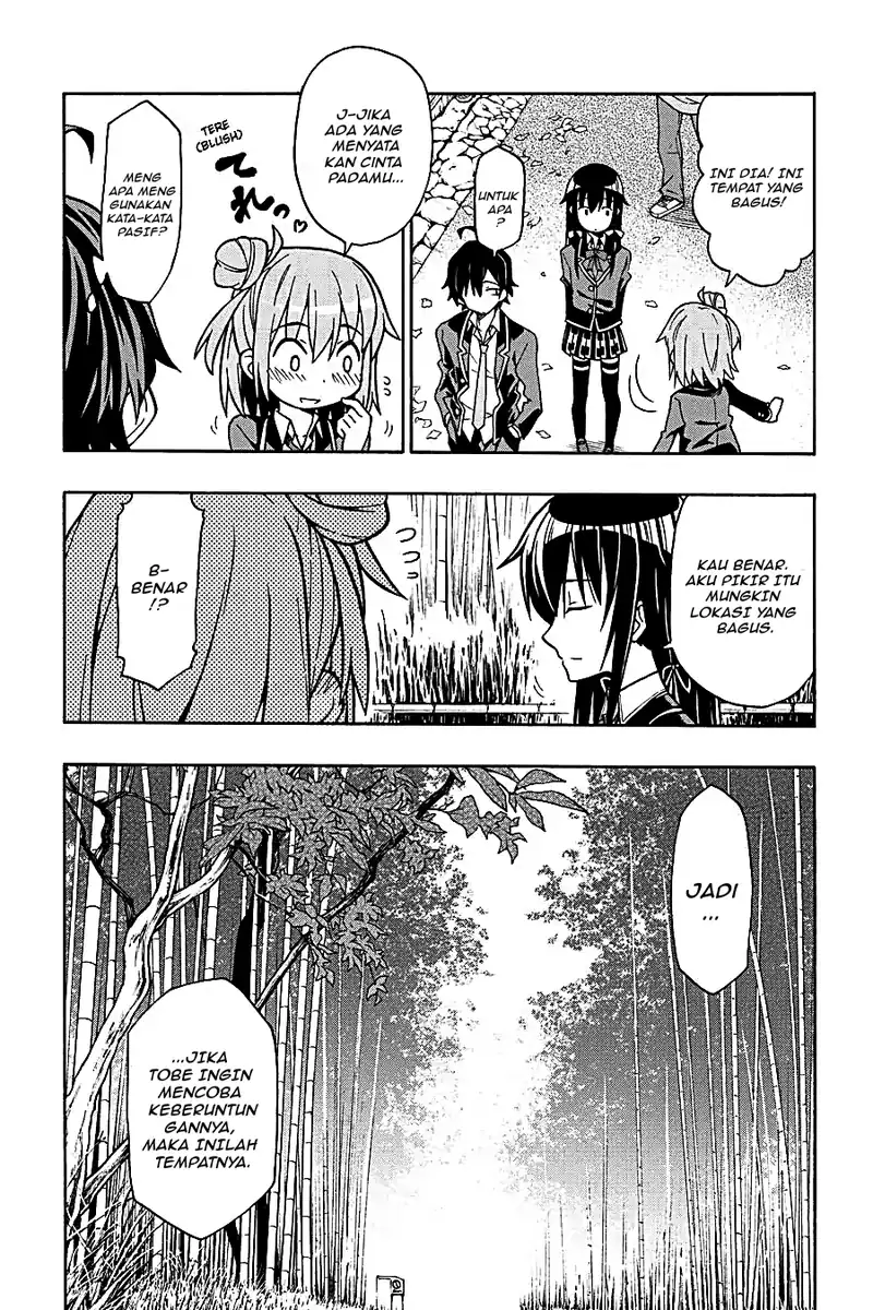Yahari Ore no Seishun Love Come wa Machigatteiru @comic Chapter 52 Gambar 7