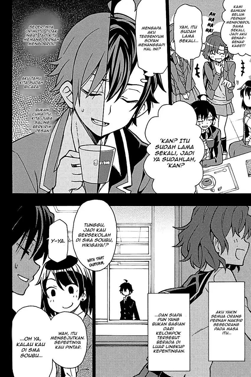 Yahari Ore no Seishun Love Come wa Machigatteiru @comic Chapter 54 Gambar 8