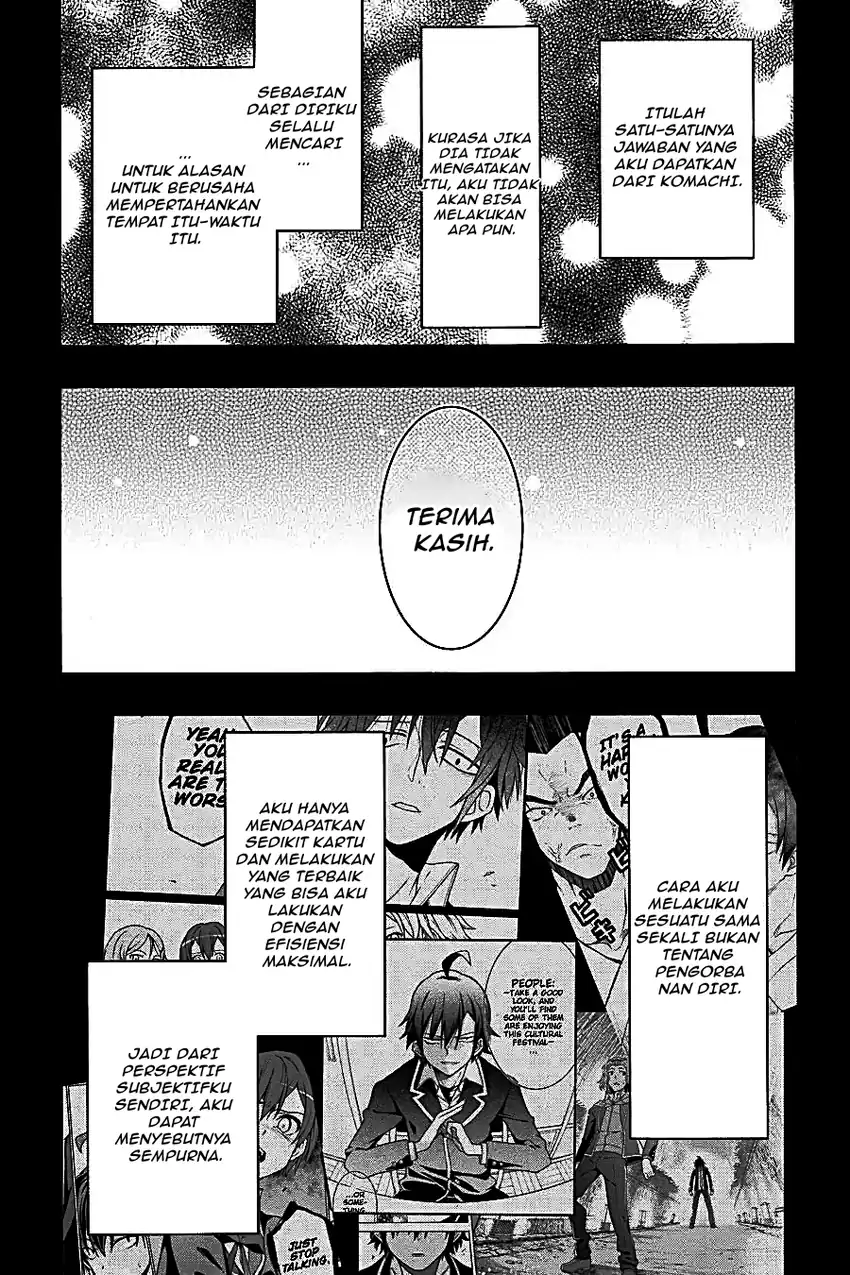Yahari Ore no Seishun Love Come wa Machigatteiru @comic Chapter 56 Gambar 7