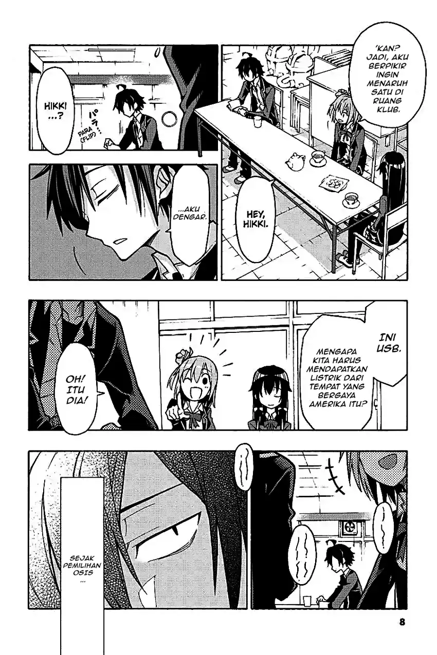 Yahari Ore no Seishun Love Come wa Machigatteiru @comic Chapter 58 Gambar 5