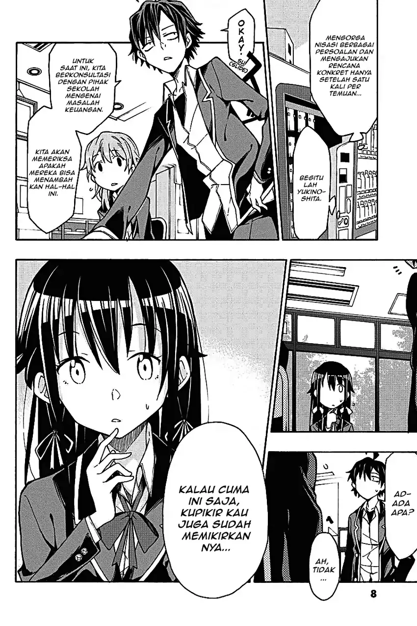 Yahari Ore no Seishun Love Come wa Machigatteiru @comic Chapter 64 Gambar 5