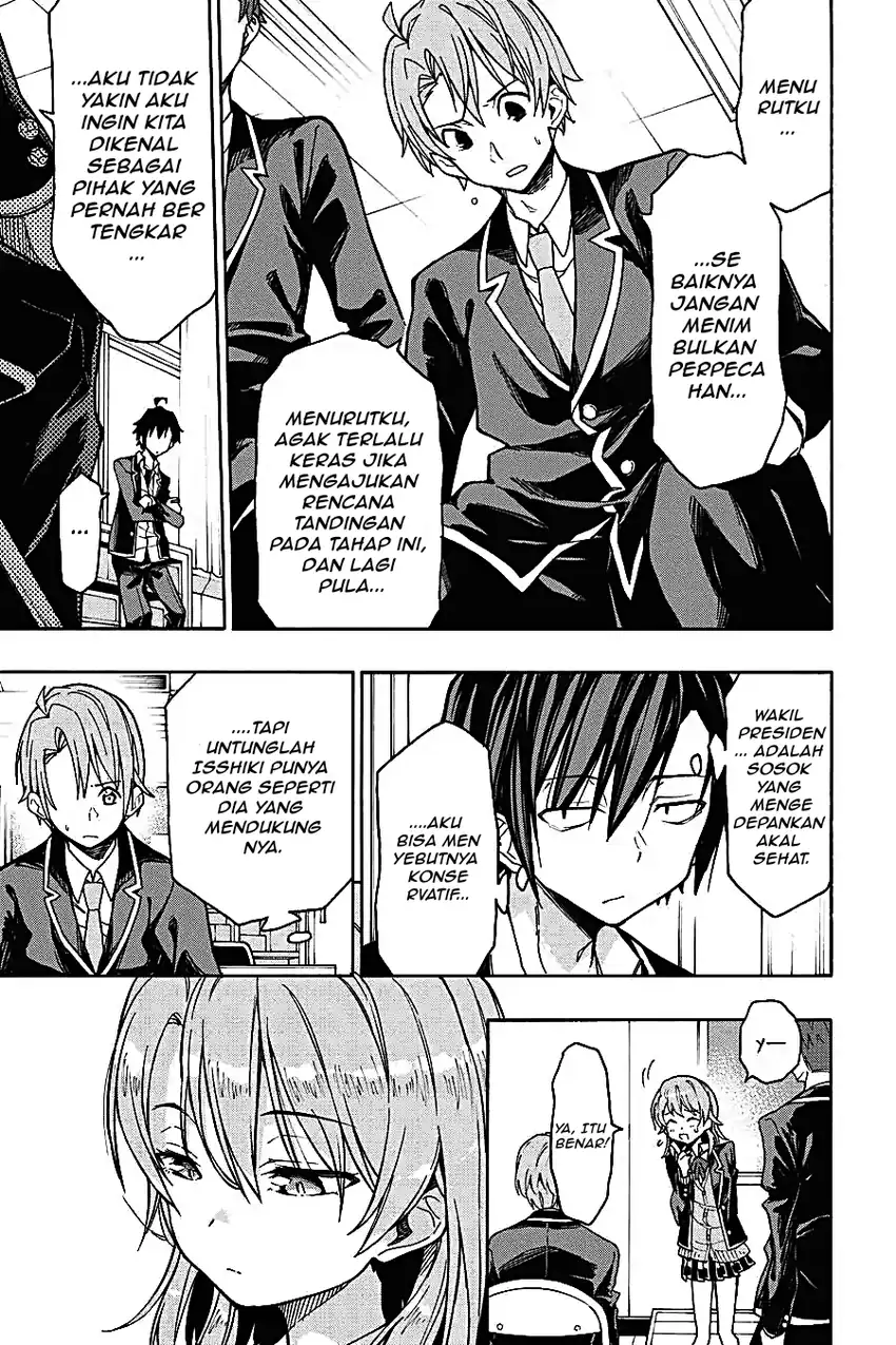Yahari Ore no Seishun Love Come wa Machigatteiru @comic Chapter 68 Gambar 9