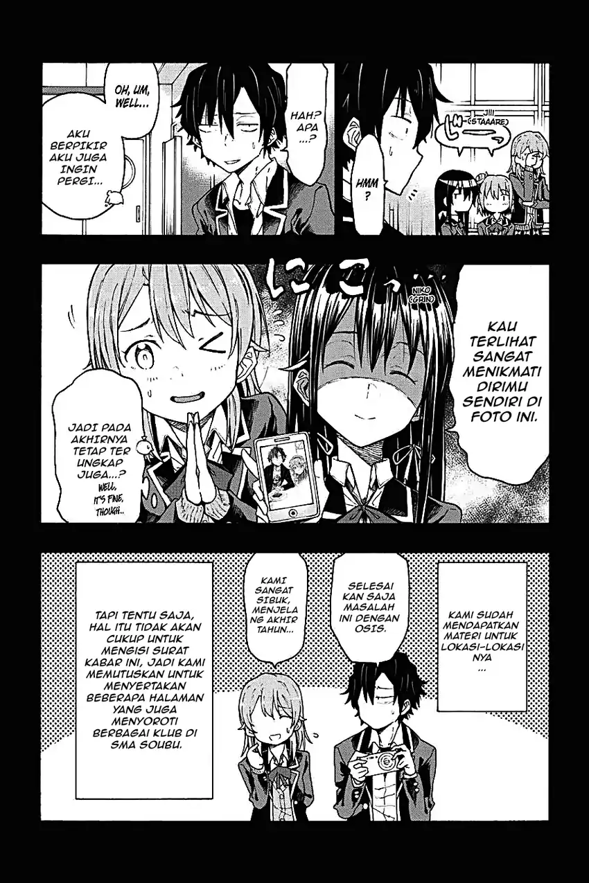 Yahari Ore no Seishun Love Come wa Machigatteiru @comic Chapter 71 Gambar 6