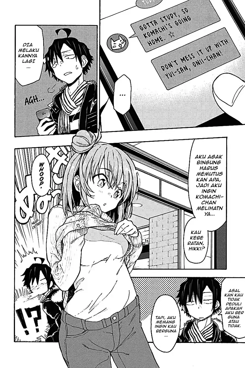 Yahari Ore no Seishun Love Come wa Machigatteiru @comic Chapter 73 Gambar 6