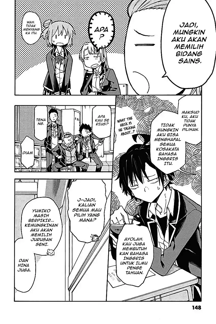 Yahari Ore no Seishun Love Come wa Machigatteiru @comic Chapter 74 Gambar 6