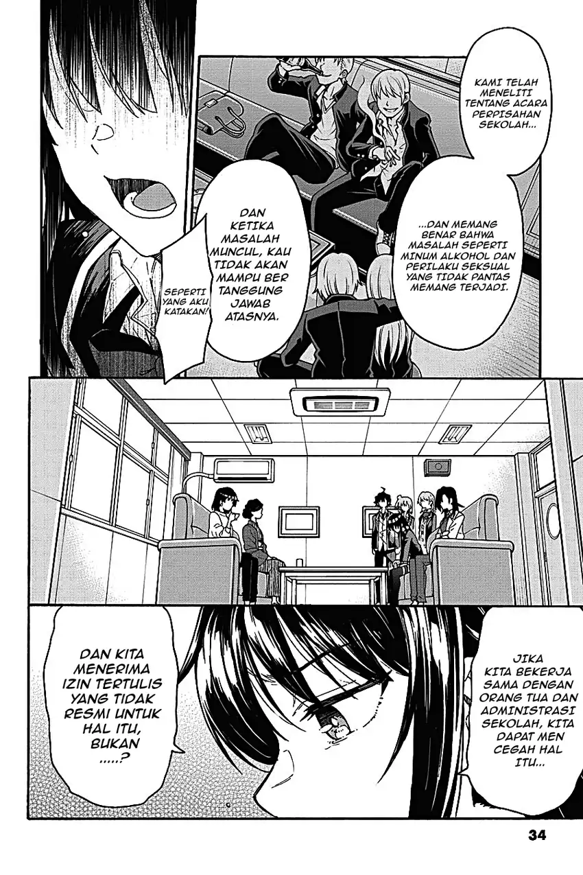 Yahari Ore no Seishun Love Come wa Machigatteiru @comic Chapter 92 Gambar 5