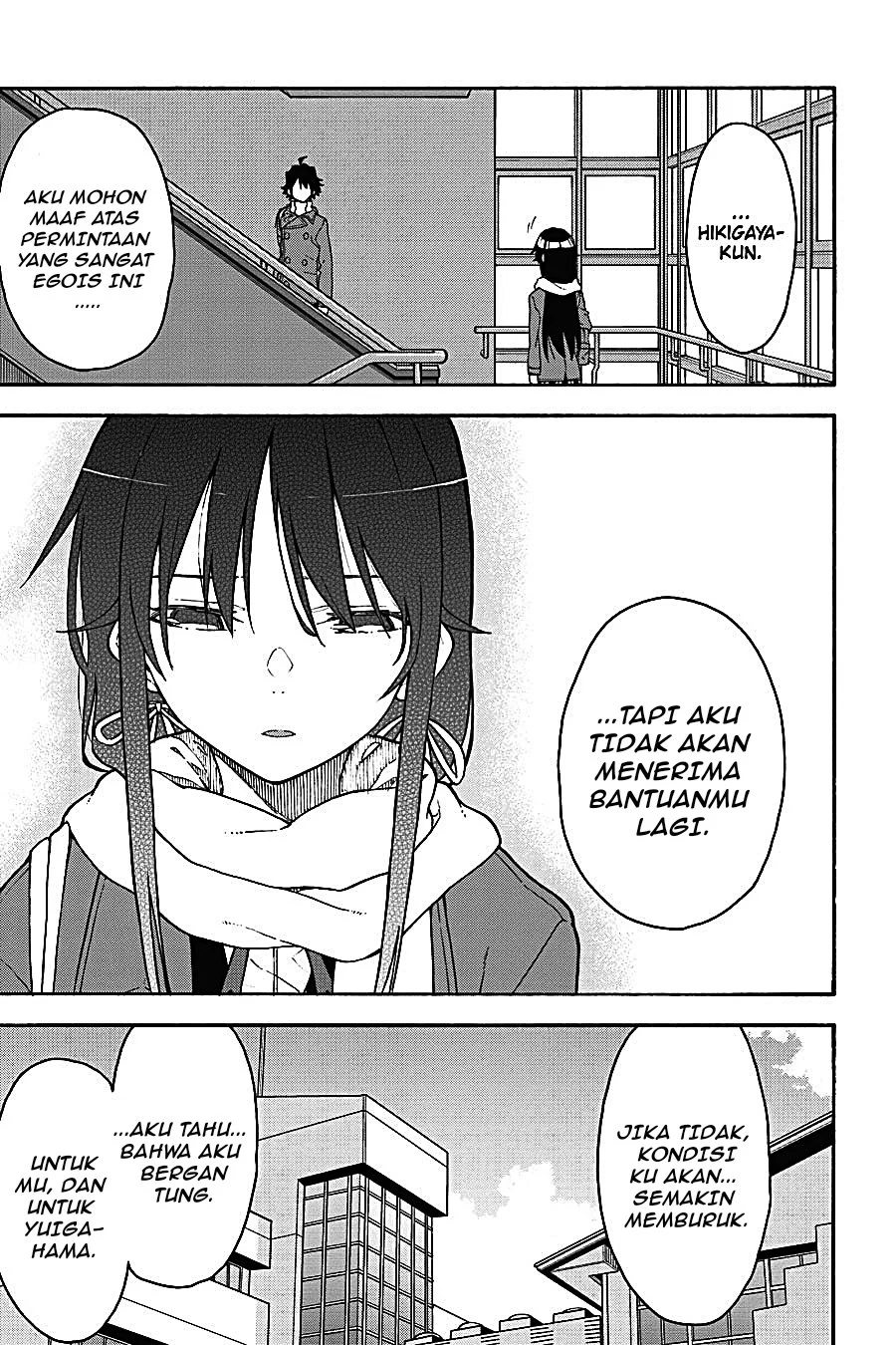 Yahari Ore no Seishun Love Come wa Machigatteiru @comic Chapter 93 Gambar 7