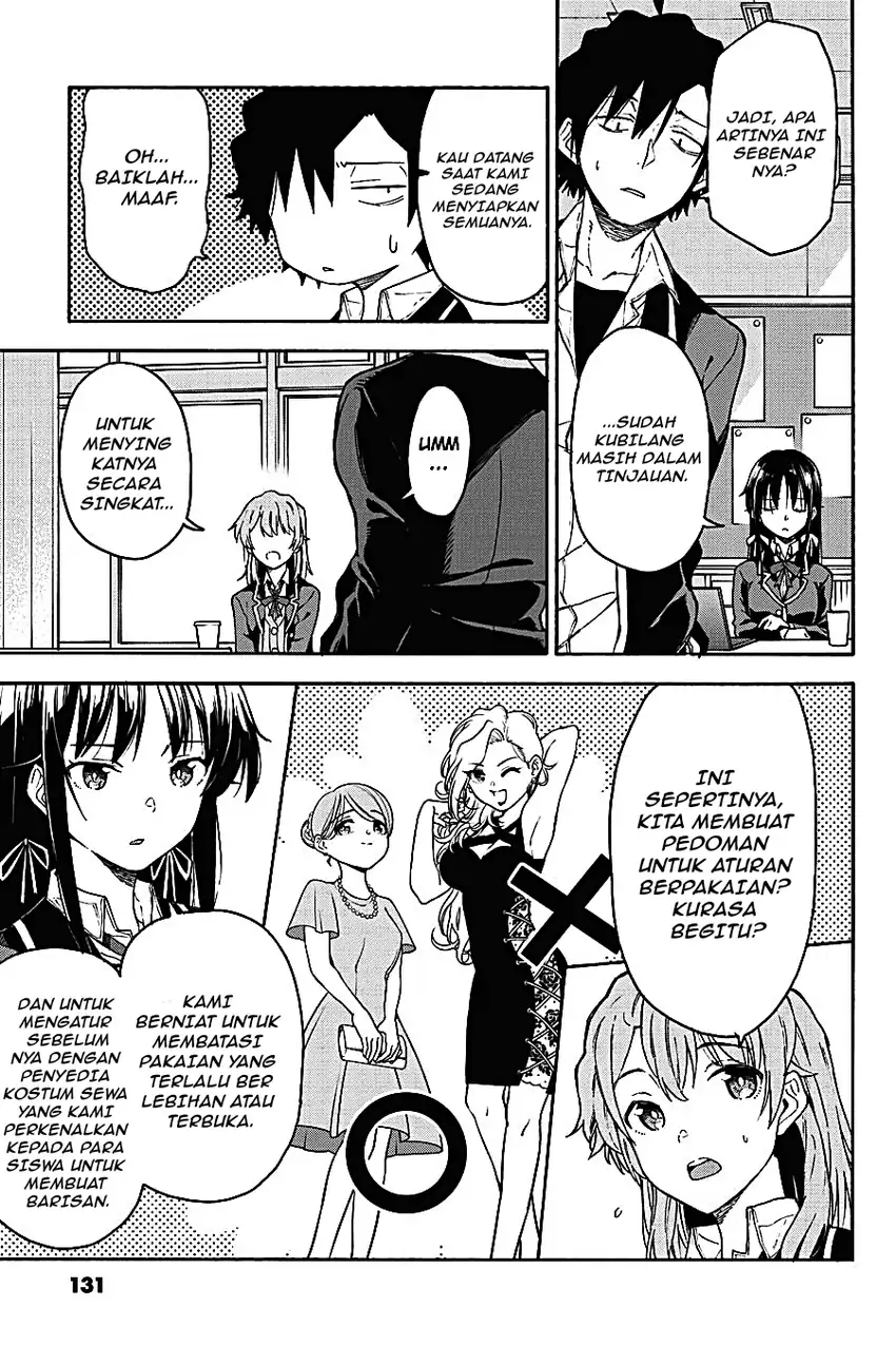 Yahari Ore no Seishun Love Come wa Machigatteiru @comic Chapter 95 Gambar 7