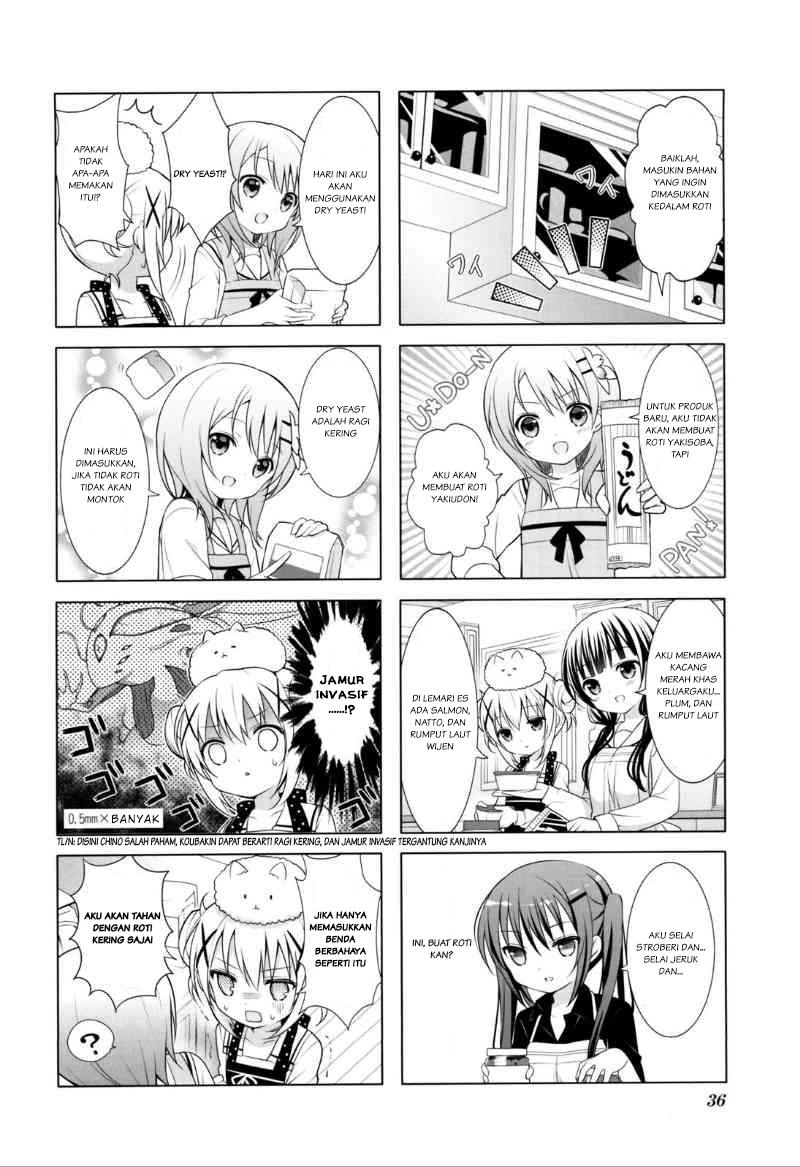 Gochuumon wa Usagi desu ka? Chapter 4 halaman 4