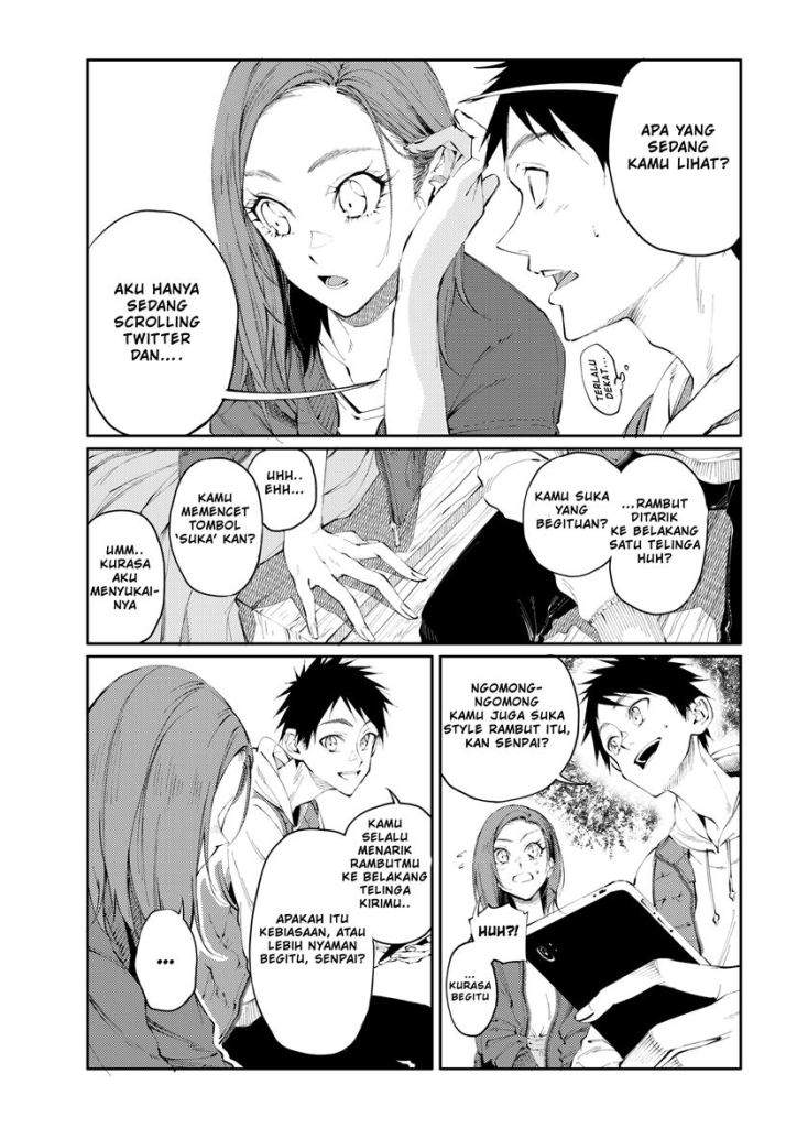 Hair Pulled Back Over One Ear Chapter .1 halaman 4