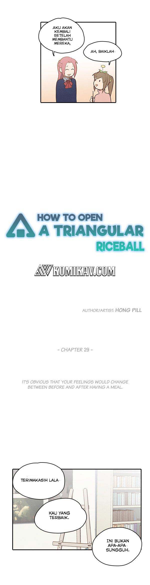 How to Open a Triangular Riceball Chapter 29 halaman 4
