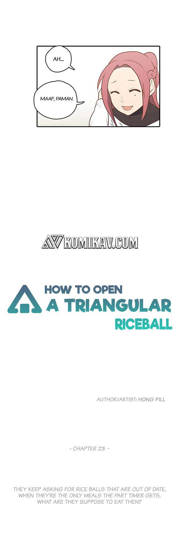 How to Open a Triangular Riceball Chapter 23 halaman 4