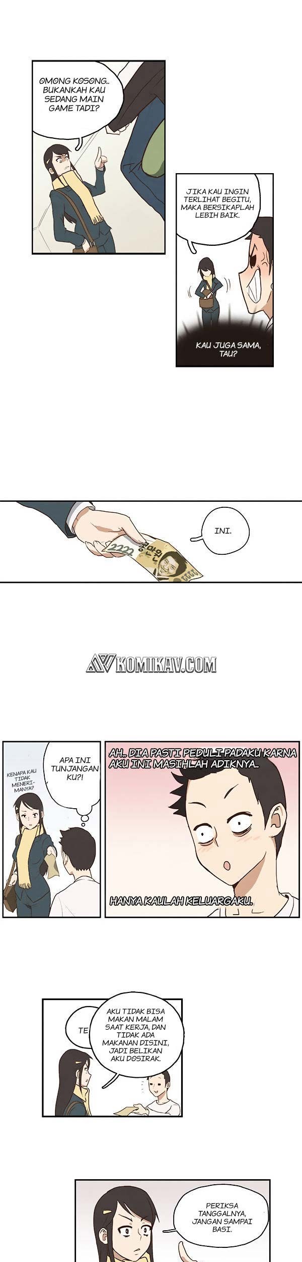 How to Open a Triangular Riceball Chapter 1 halaman 8