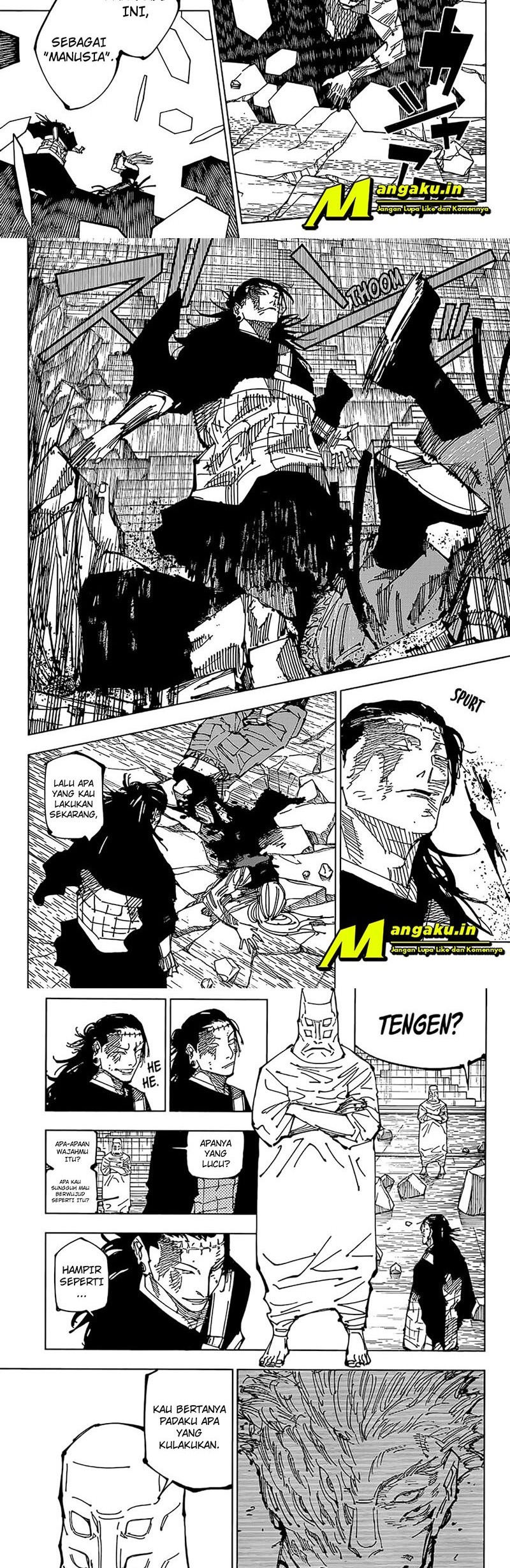 Jujutsu Kaisen Chapter 208 halaman 4
