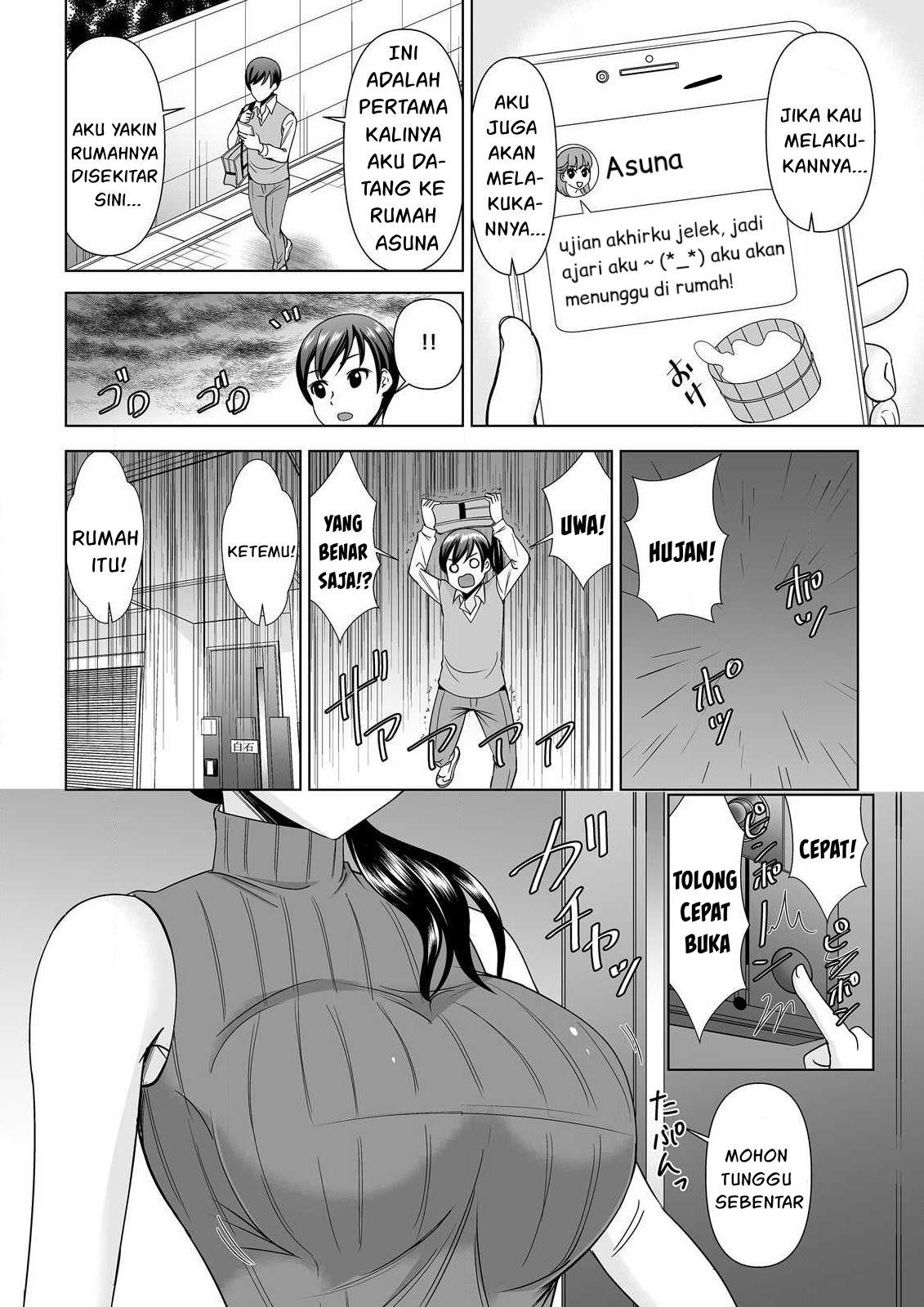 Yokkyu Fumanna Ore to Kano Haha, Kanojo ni Naisho de Kossori SEX Chapter 1 – halaman 6