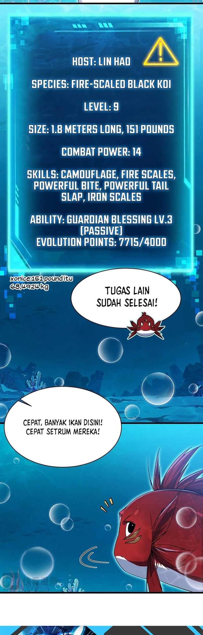 Evolution from Carp to Divine Dragon Chapter 10 halaman 7