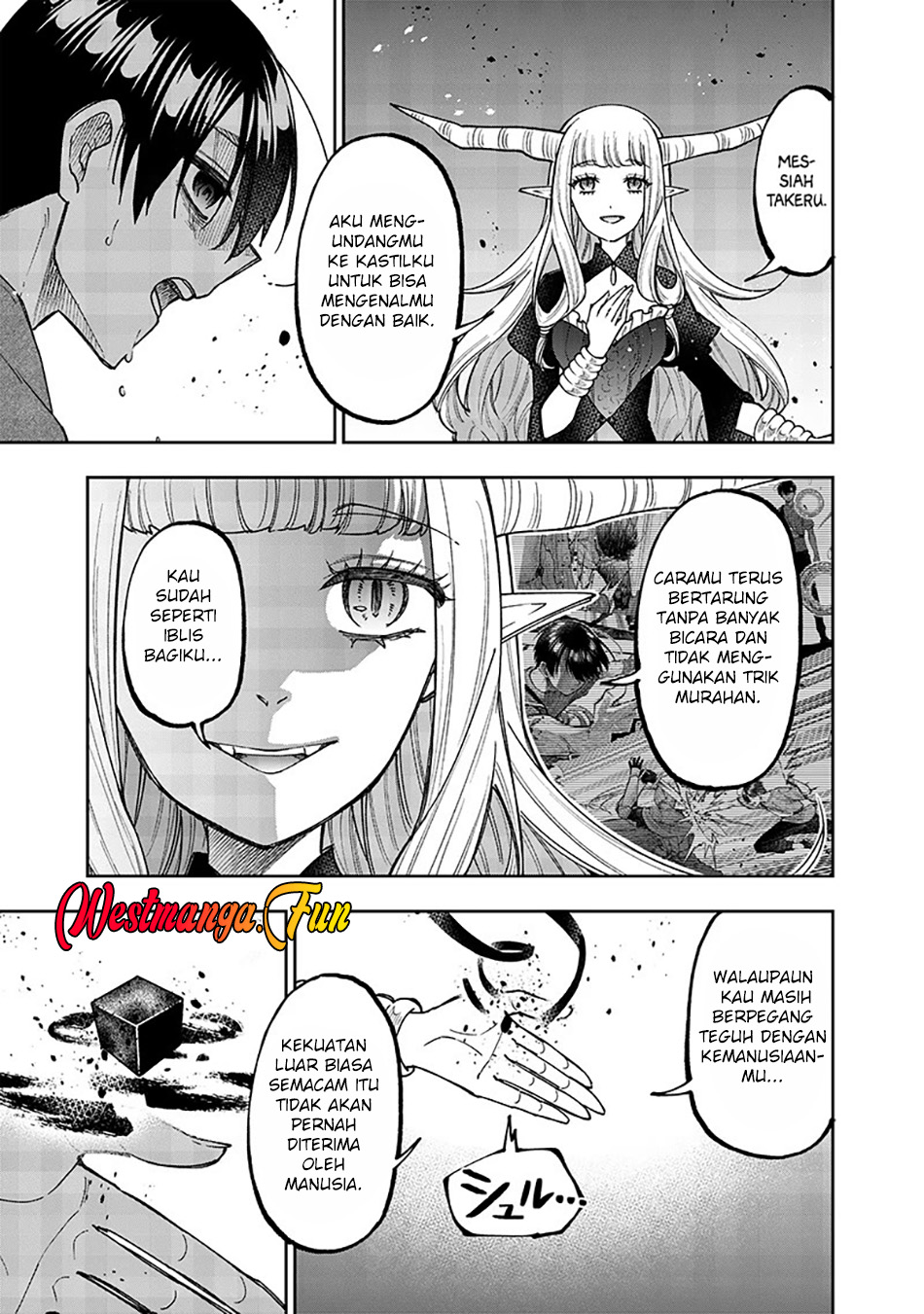 Kyuuseishu MESHIA ~Isekai wo sukutta moto yuusha ga mamono no afureru genjitsu sekai wo musou suru~ Chapter 39 - Halaman 5