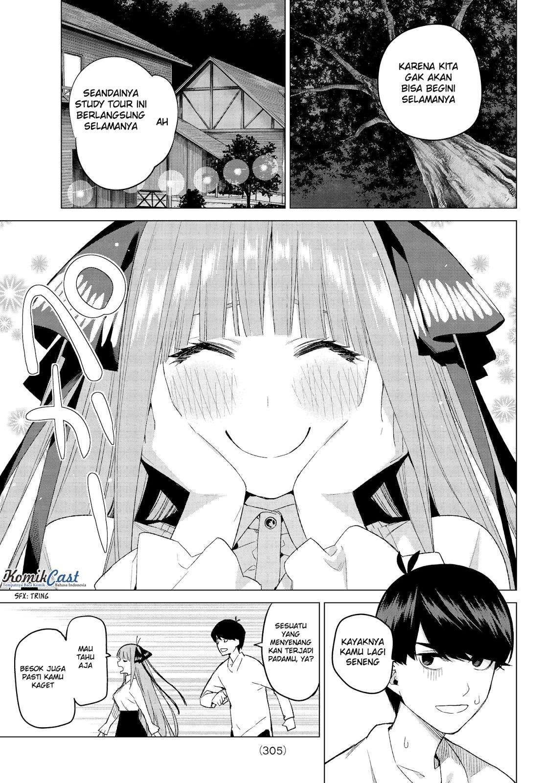 Go-toubun no Hanayome Chapter 27 Gambar 4