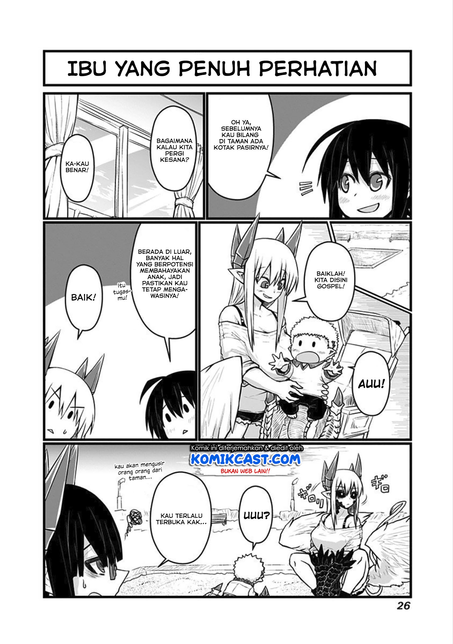 Musuko ga Kawaikute Shikataganai Mazoku no Hahaoya Chapter 54 Gambar 4