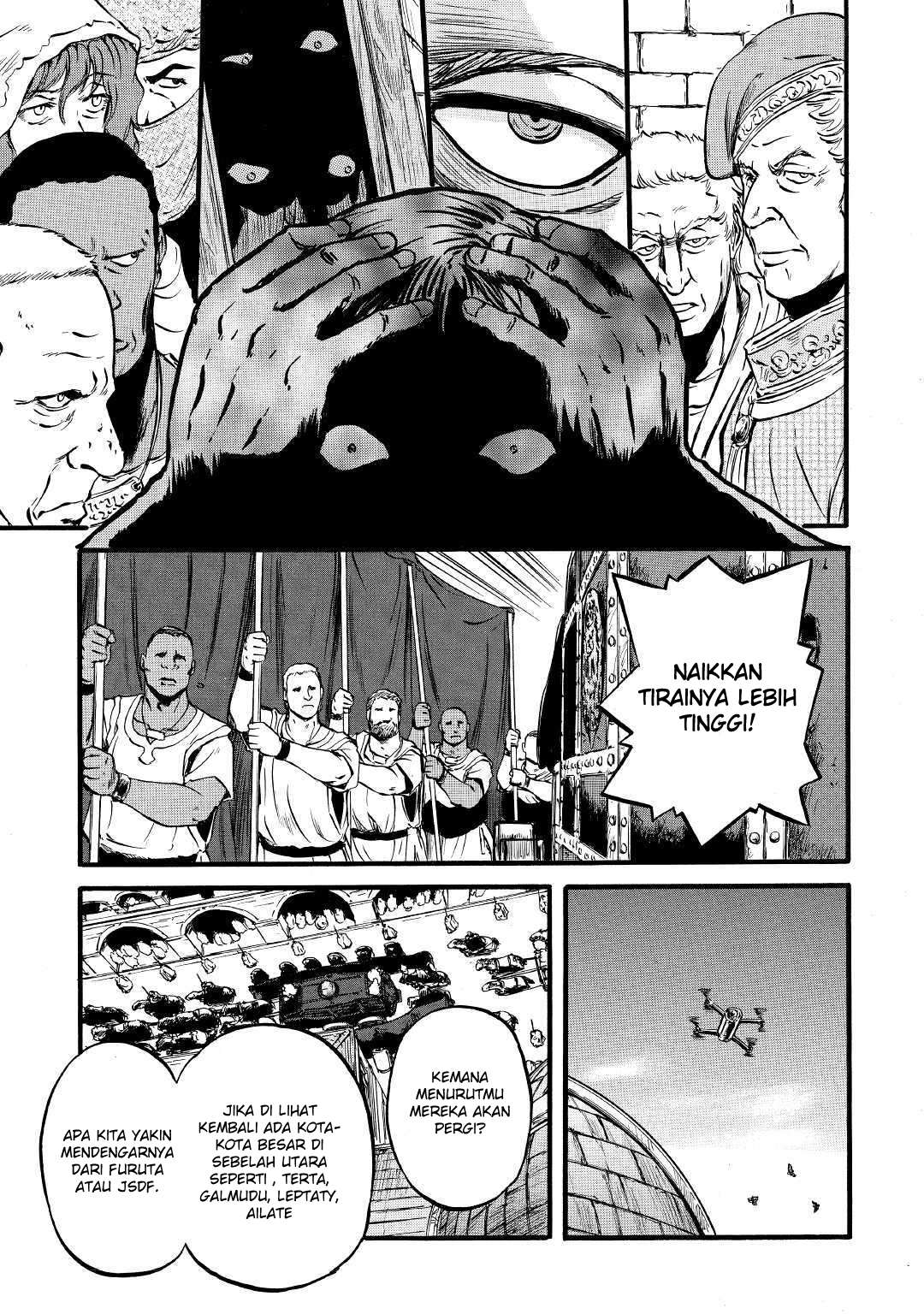 Gate – Jietai Kare no Chi nite Kaku Tatakeri Chapter 86 Gambar 7