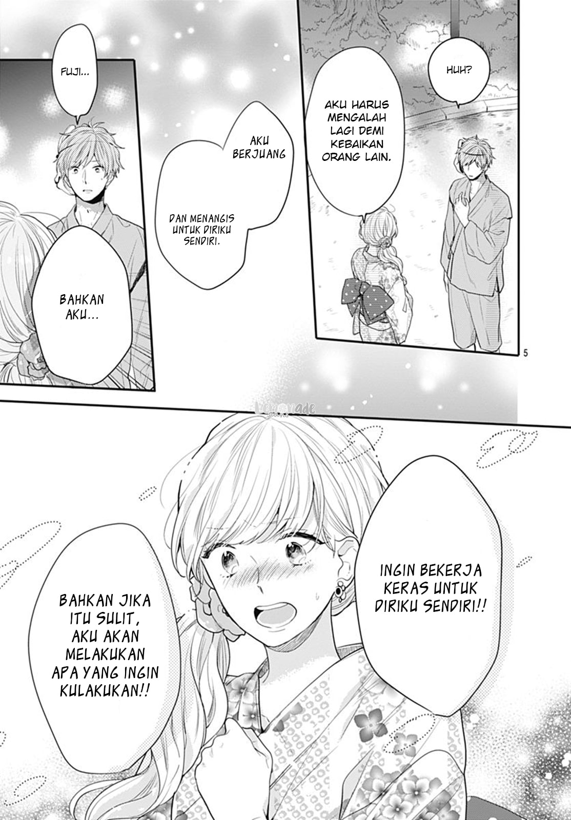 Koi wo Shiranai Bokutachi wa Chapter 7 Gambar 14
