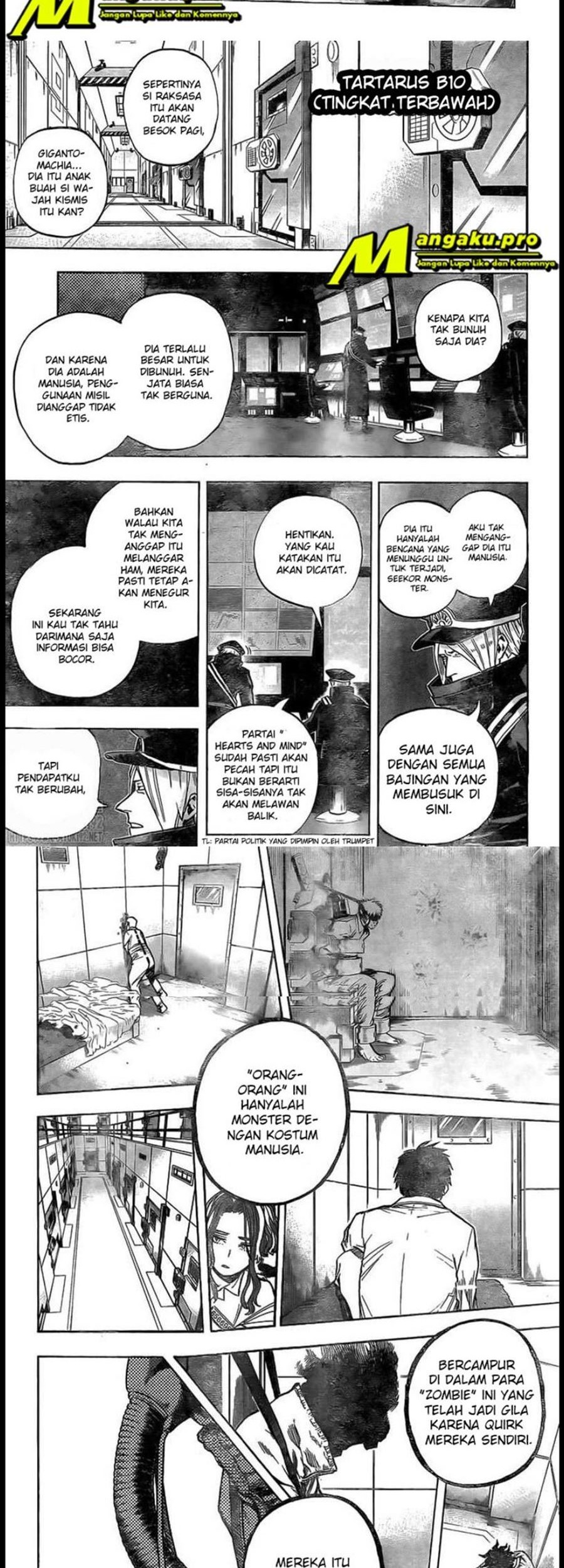 Boku no Hero Academia Chapter 297 Gambar 4