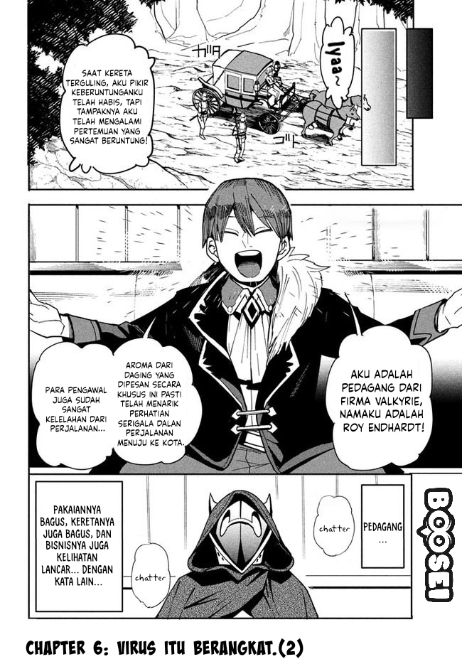Virus Tensei kara Isekai Kansen Monogatari Chapter 6.2 halaman 4