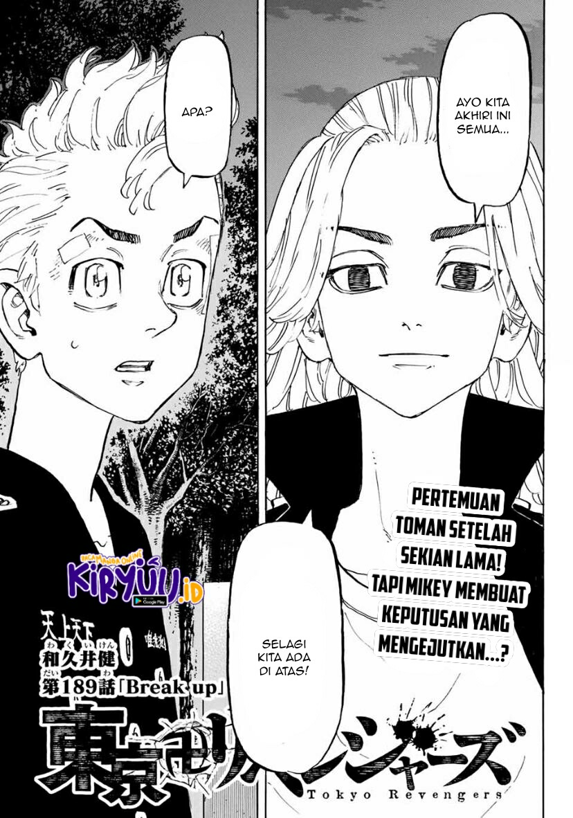 Tokyo卍Revengers Chapter 189 Gambar 4