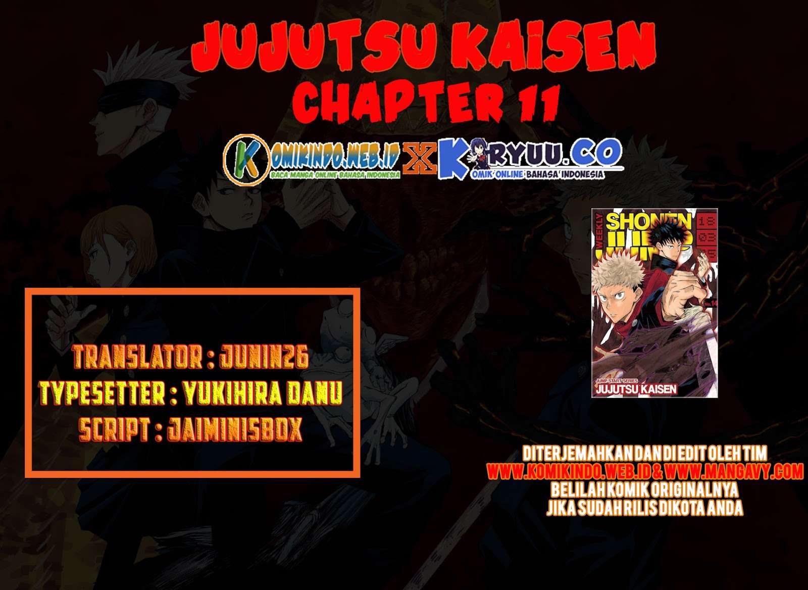 Jujutsu Kaisen Chapter 11 Gambar 4