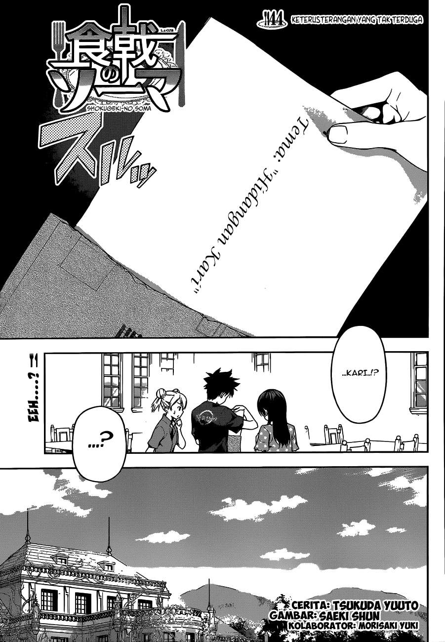 Shokugeki no Souma Chapter 44 Gambar 4